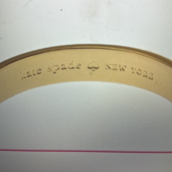 Kate, spade bangle bracelet, blue with gold - Picture 3 of 4